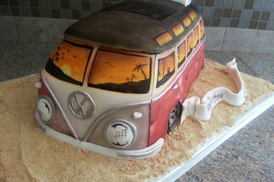 VW Van by Black Sheep Custom Cakes
