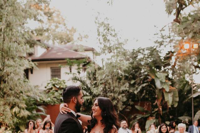 The beautiful bride and groom!