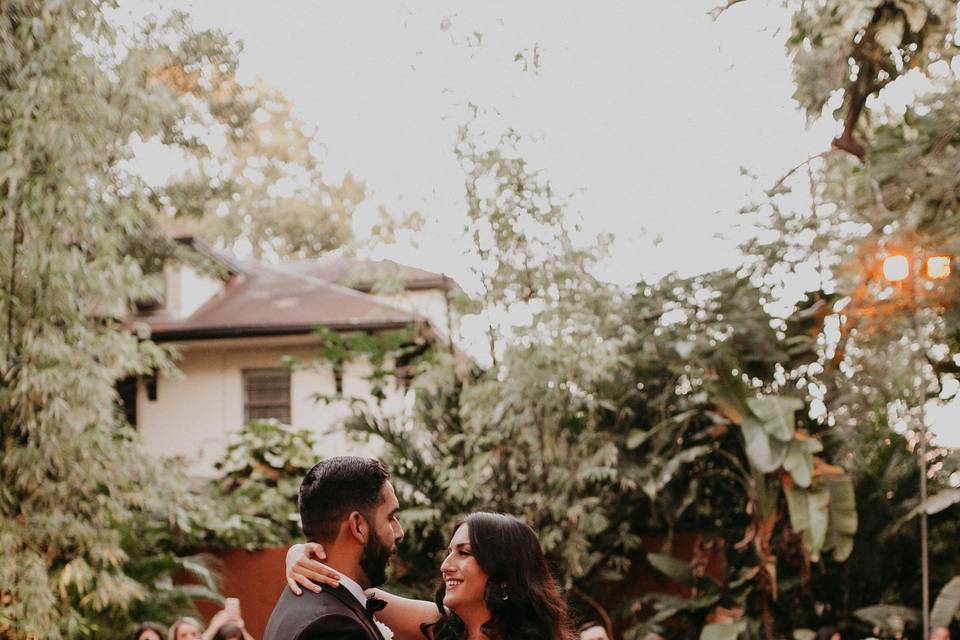 The beautiful bride and groom!