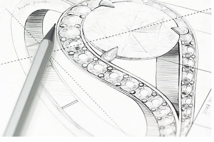 Customized wedding ring design
