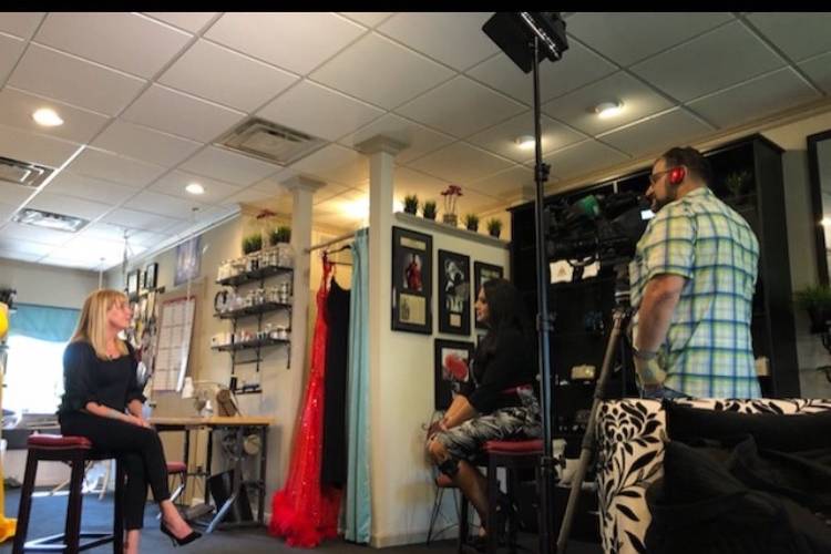 WXYZ tv shoot