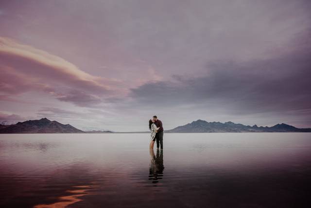 Salt Flats engagement session