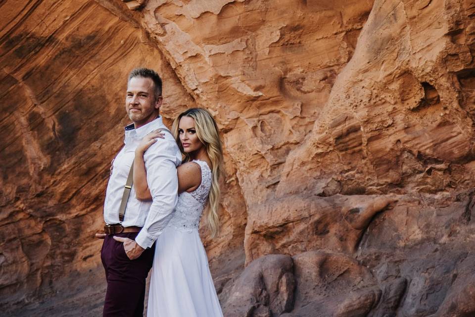 Hugs in the Red Rocks