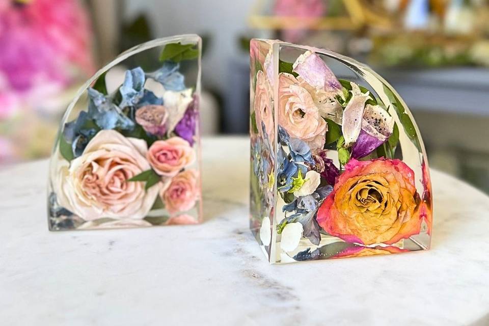 Resin Bookends
