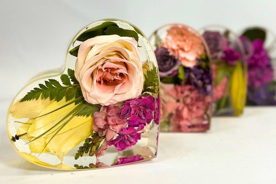 Resin Heart Collection