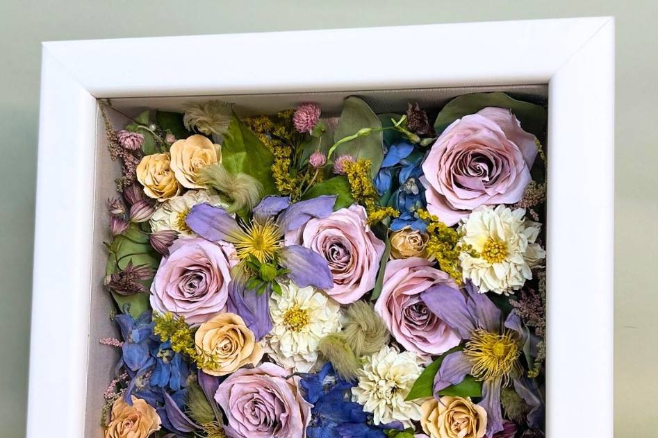 Spring Shadowbox Blanket