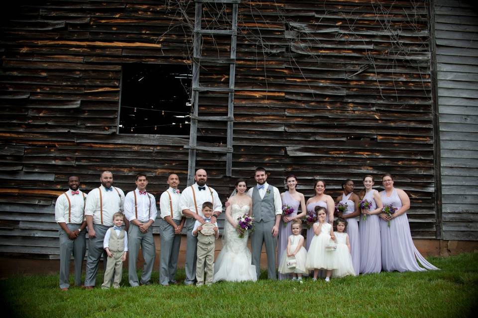 A classic Barn wedding