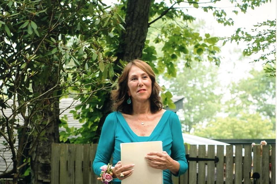 Barbara Biziou, Wedding Officiant