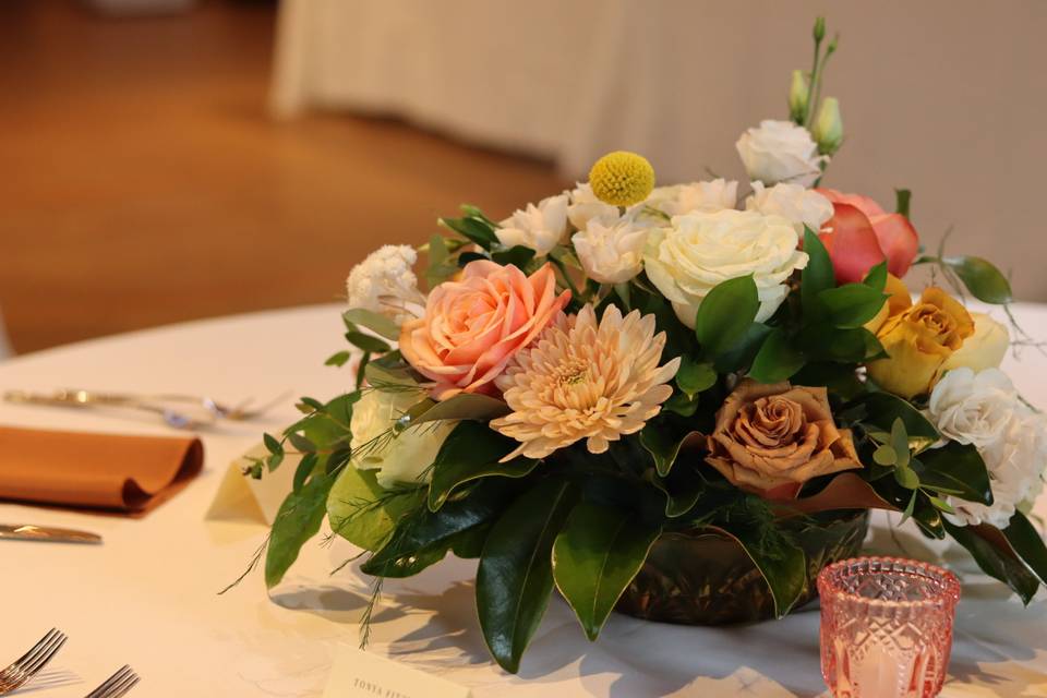 Colorful table decoration