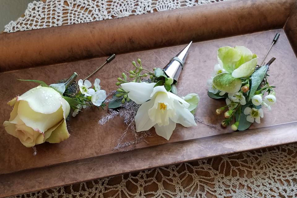 Boutonniere's to remember