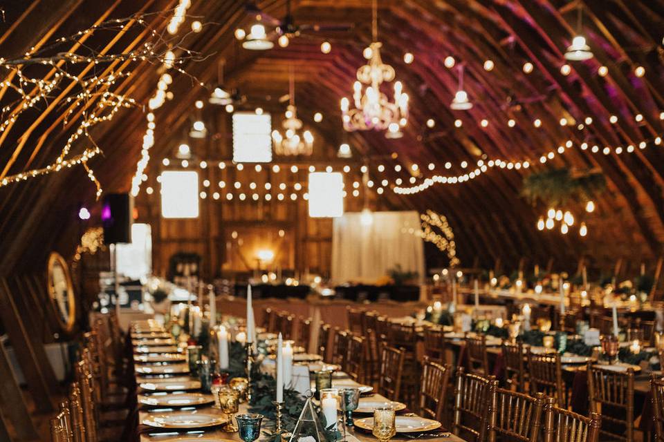 Reception in our hayloft