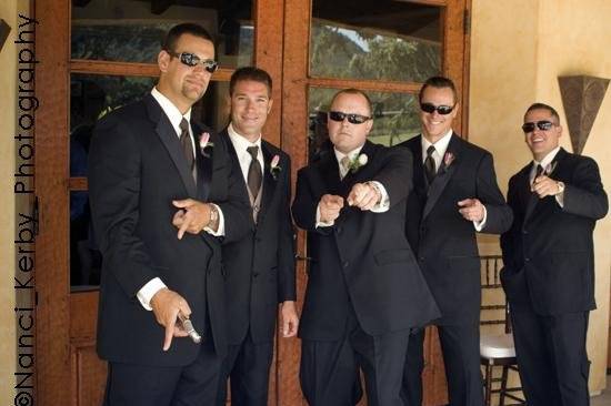 Groomsmen after the 
