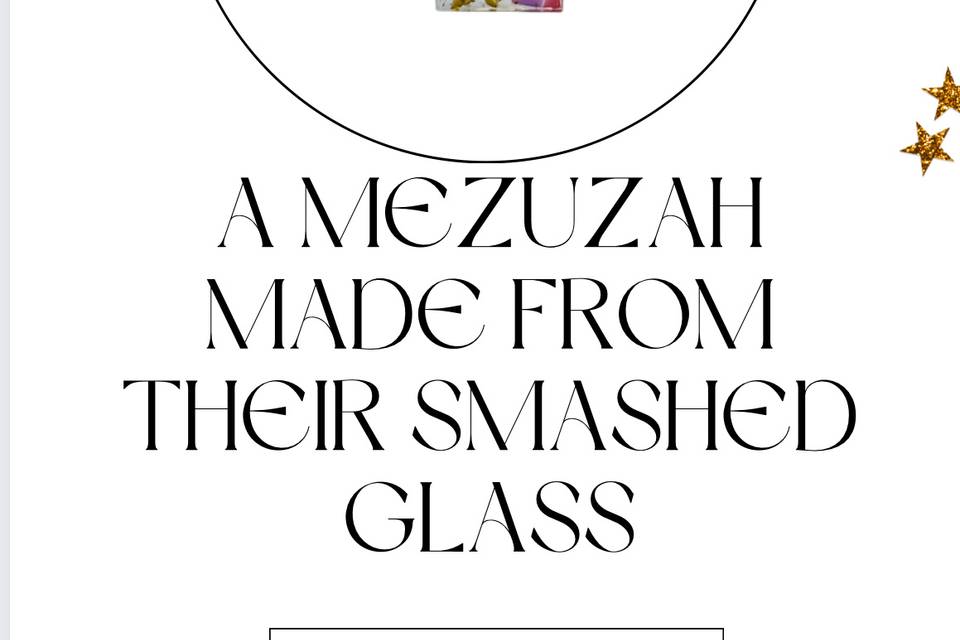 Smashed Glass Mezuzah