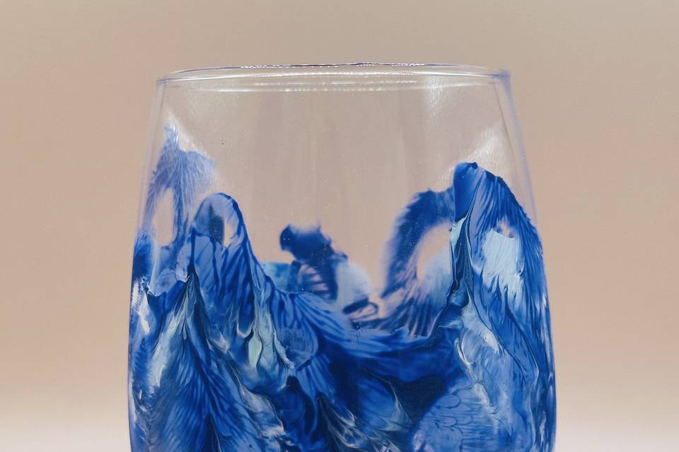 Blue Chuppah Break Glass