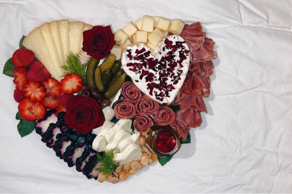 Love themed charcuterie