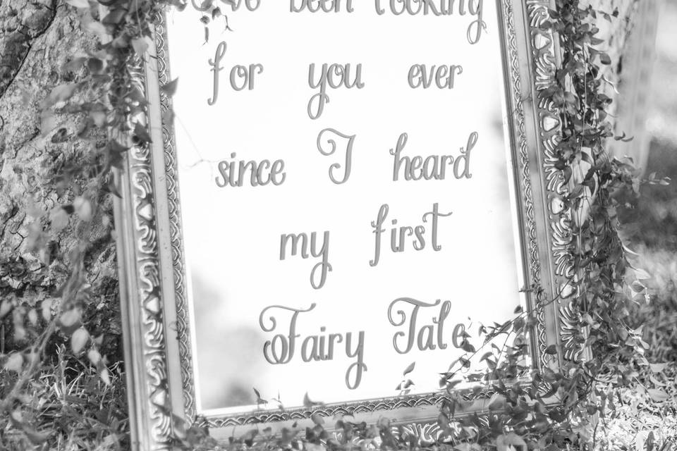 Ceremony decor.