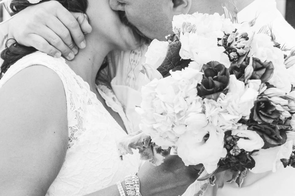 The kiss.