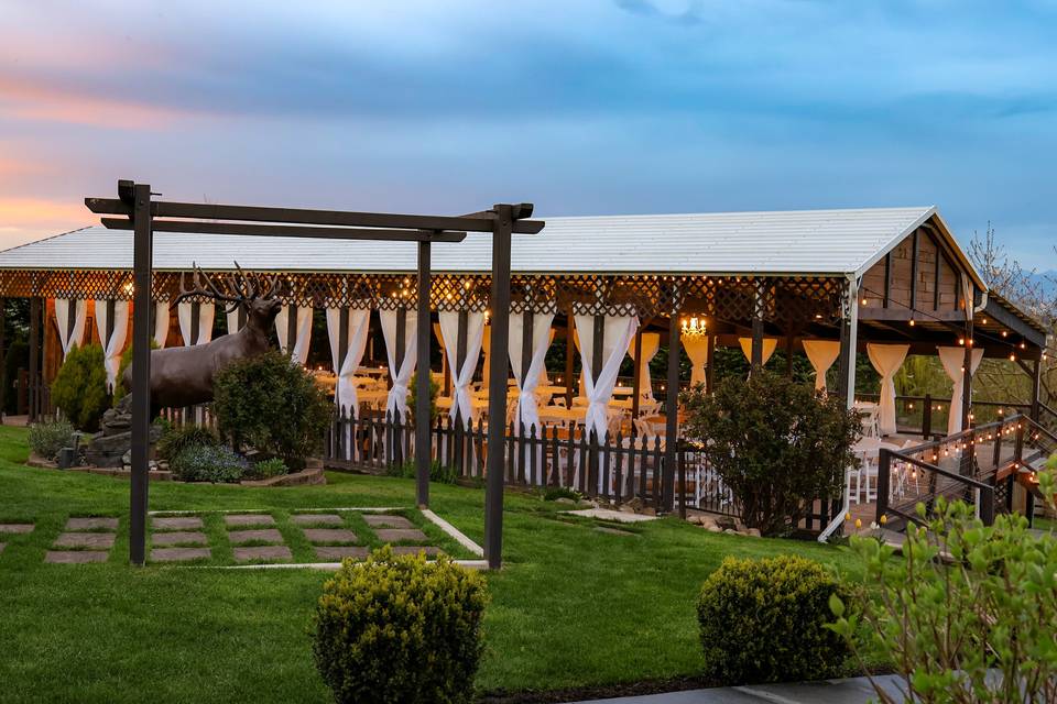Ceremony and reception area