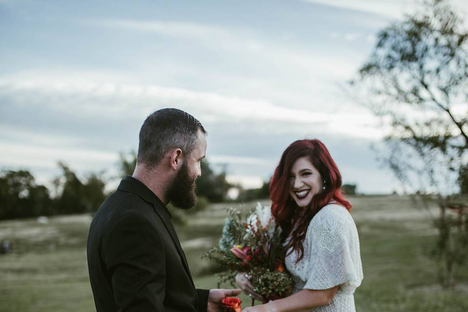 Groom leading his bride | Rachel Lee Photography
