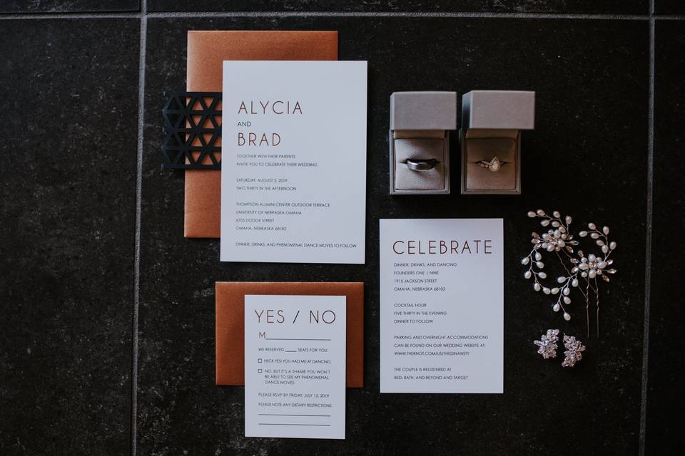 ALYCIA + BRAD | Invites