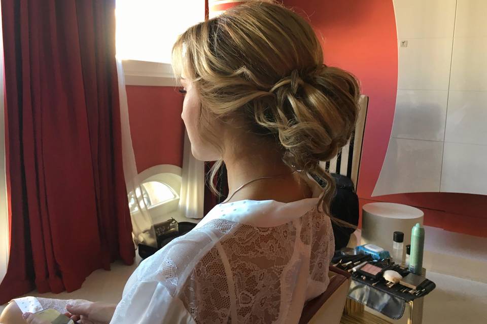 Bridal braid hair in Italy