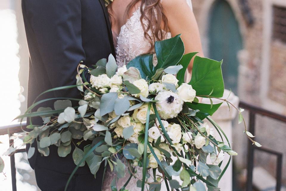 Bridal hair waves Venice