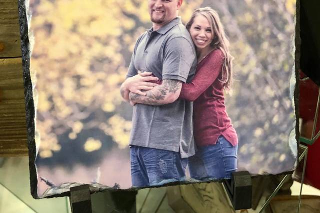 Personalized Photo Slate Tile