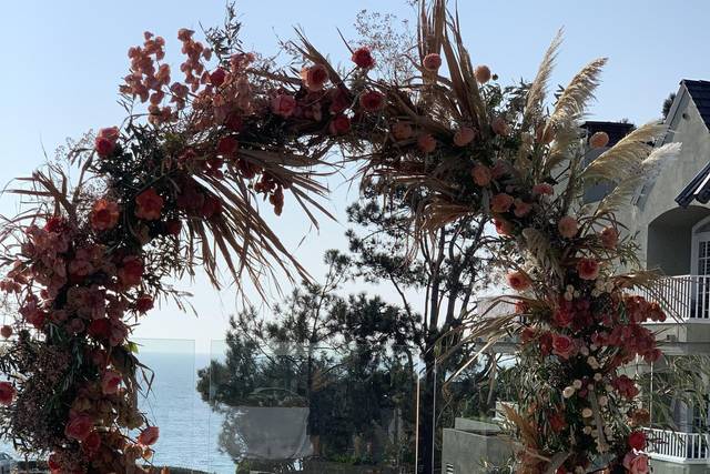 Boho Chic Ceremony background