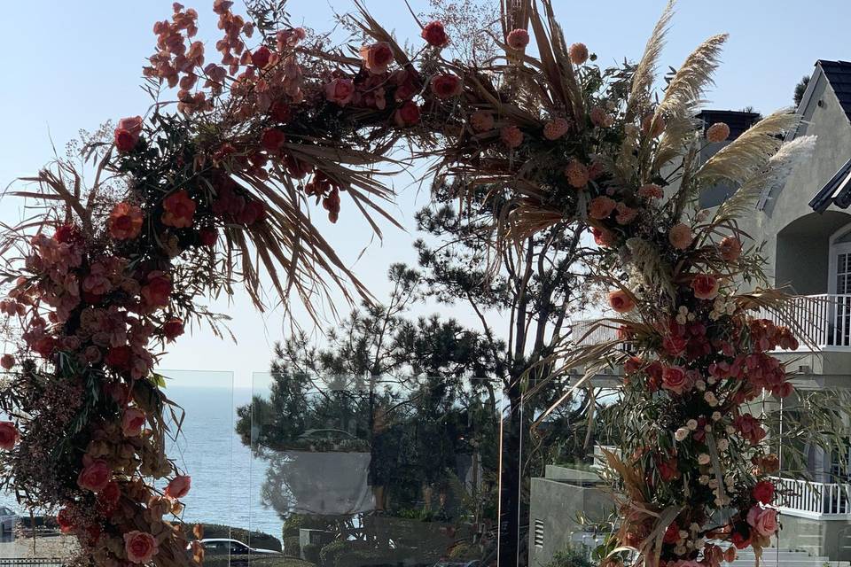 Boho Chic Ceremony background