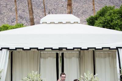 Couple-of-honor at the altar
