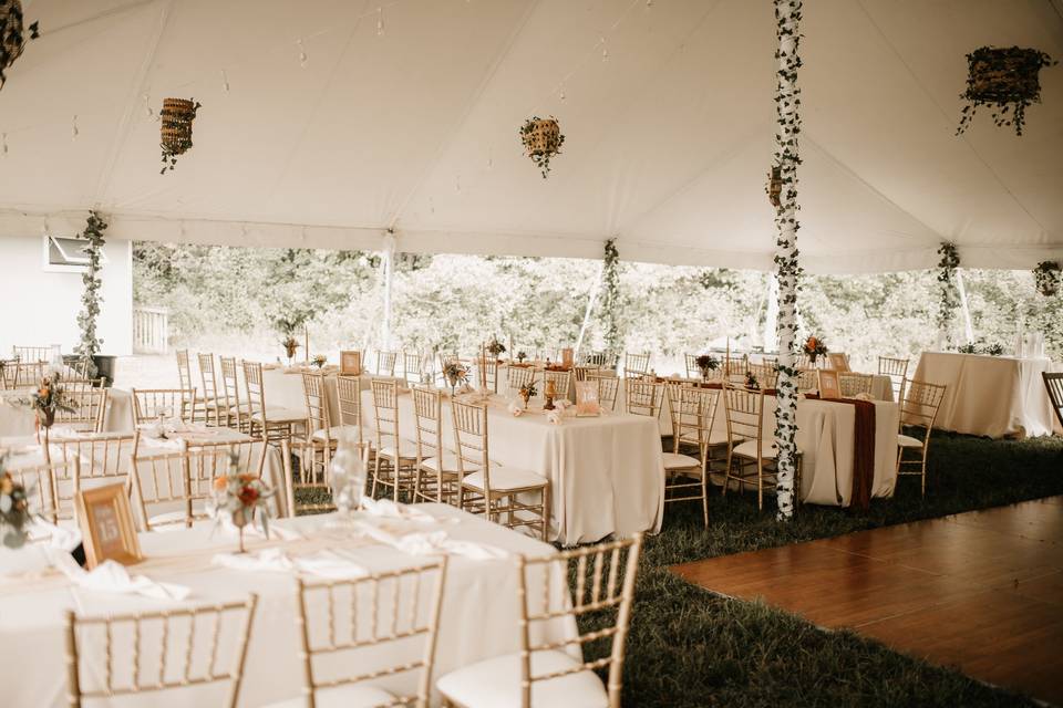 Tent wedding