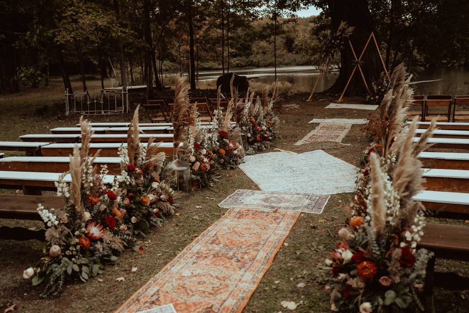 Boho ceremony