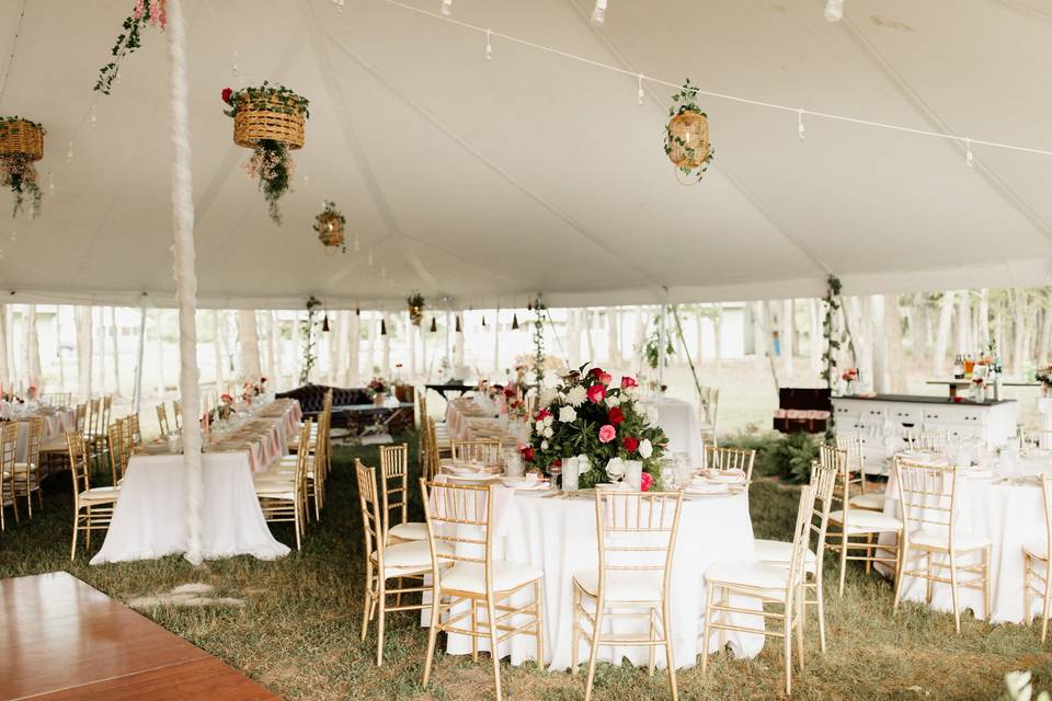 Tent reception