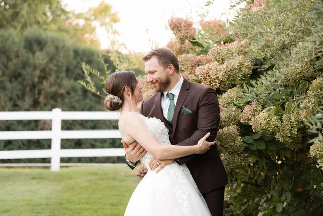 Bride and groom portraits