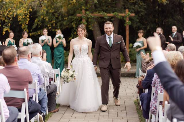 Bride and groom portraits