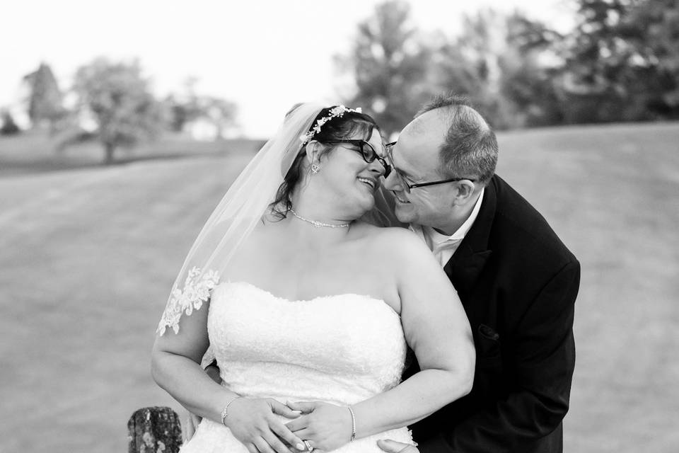 Bride and groom. Owatonna, MN.