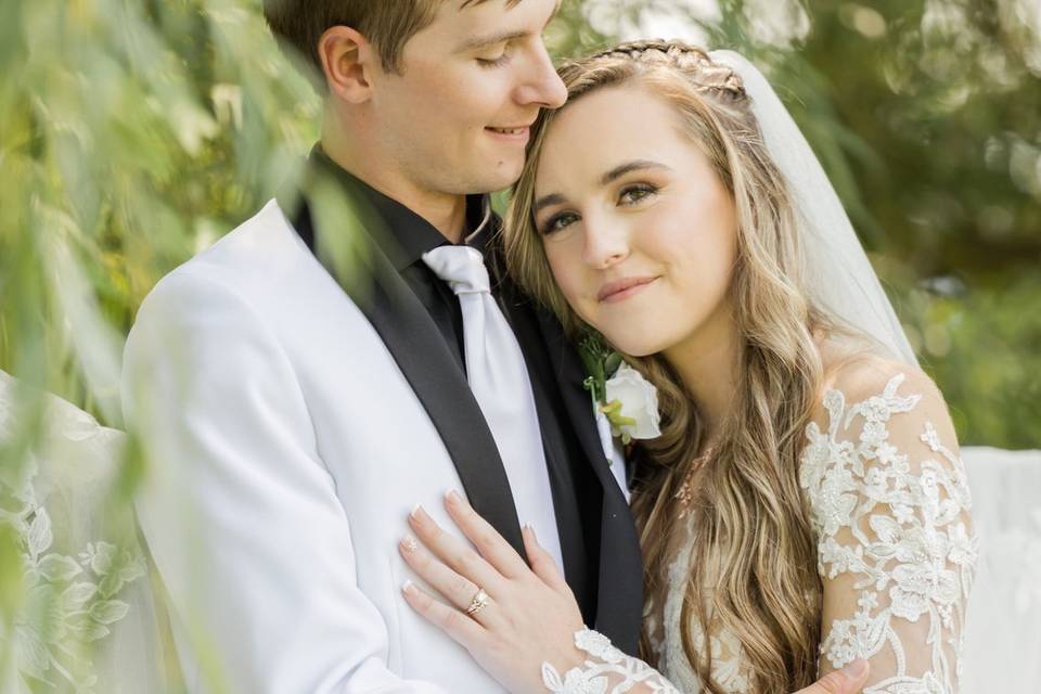 Bride and groom portraits