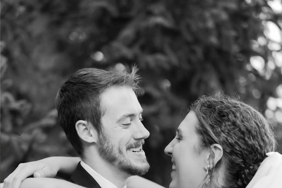 Bride and groom portraits