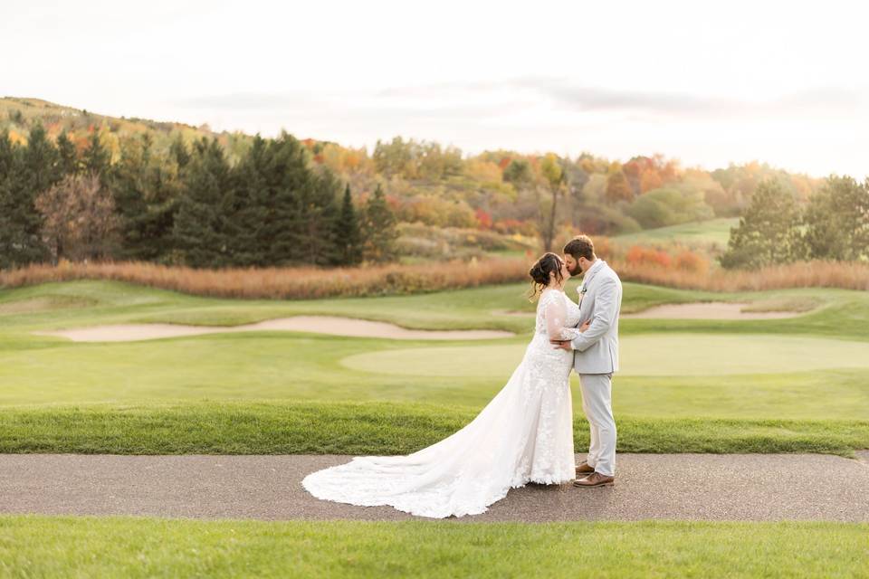 Bride and groom portraits