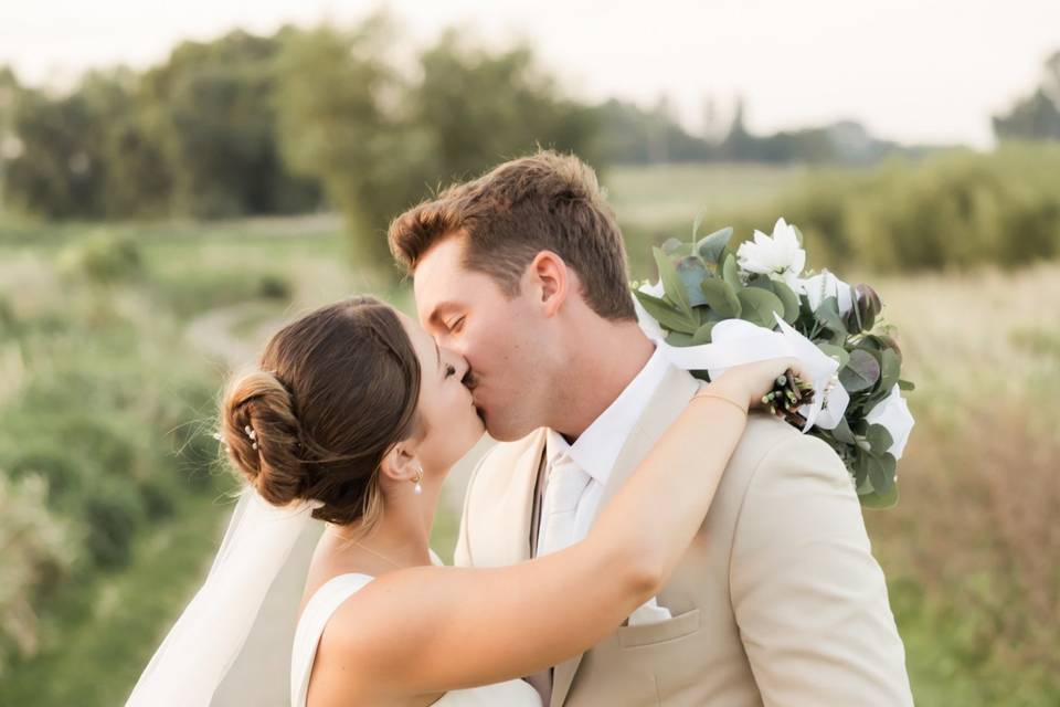 Bride and groom portraits