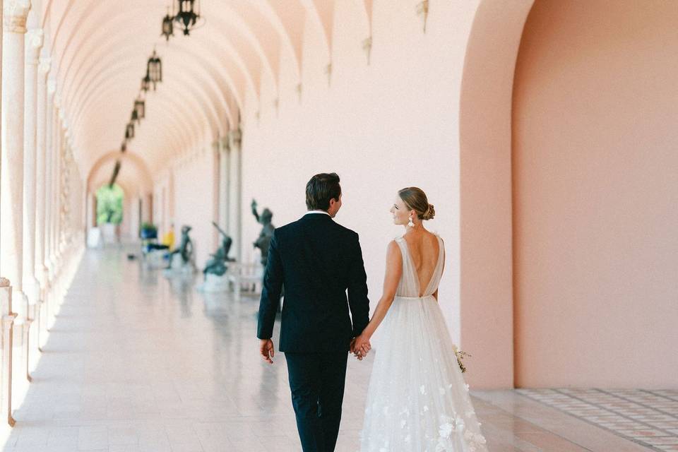 Holding hands