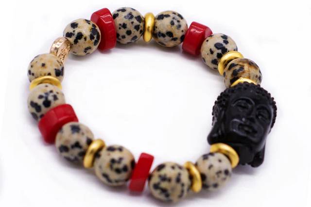 Red Coral Onyx Bracelet