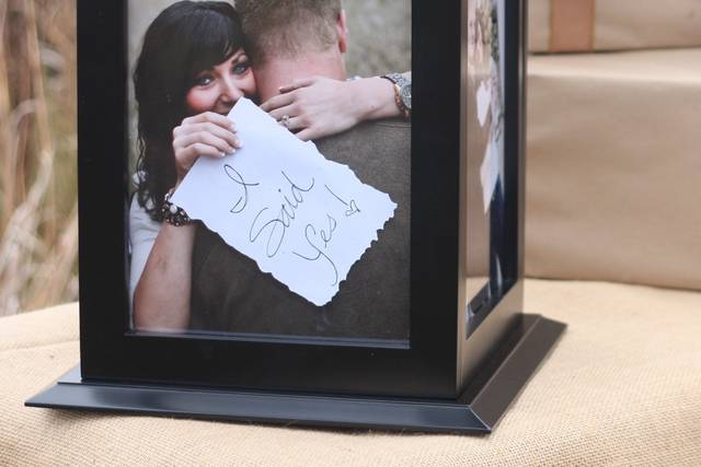 Black Wedding Card Box by The Perfect Card Box