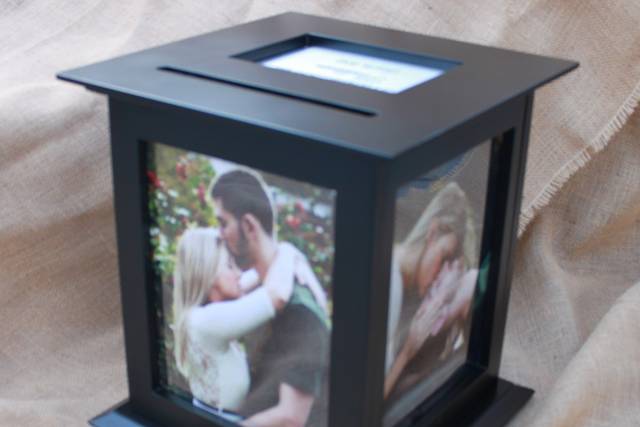 Black Card Box for weddings