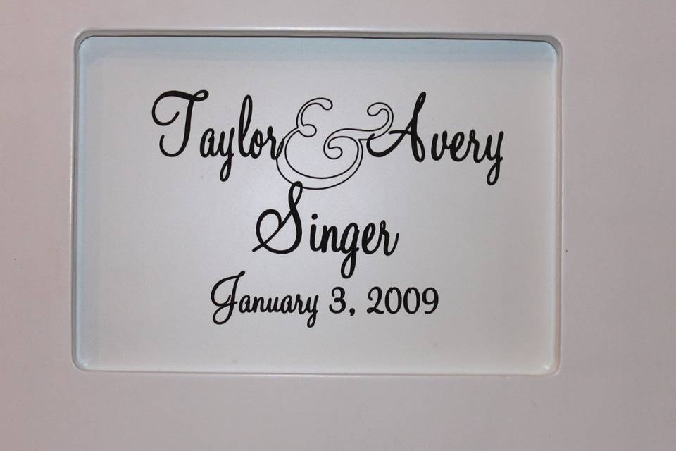 Personalized Wedding Card Boxes