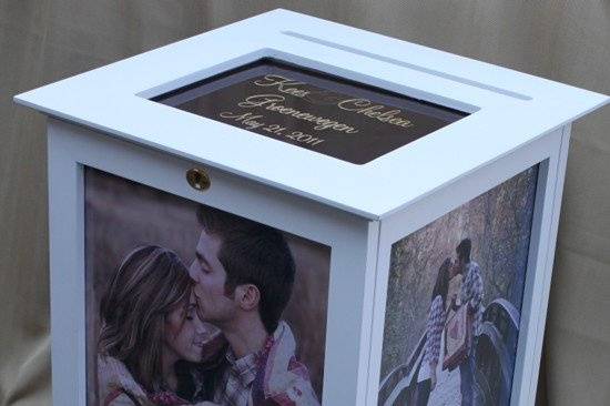 Picture Frame Wedding Card Boxes by The Perfect Card Box