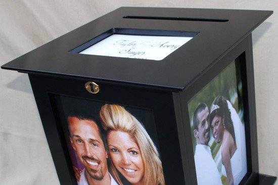 Picture Frame Wedding Card Boxes by The Perfect Card Box