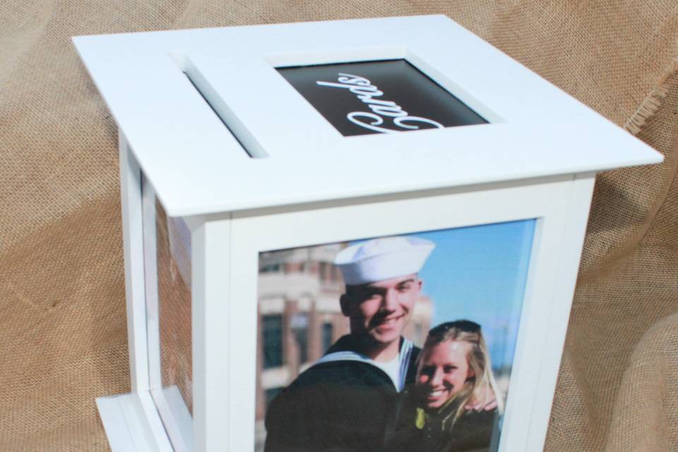 Personalized Engraving Plate for Wedding Card Boxes