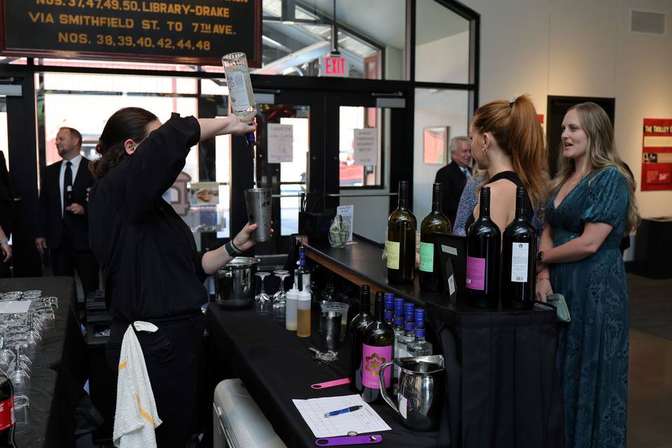 Cocktails in Exhibit