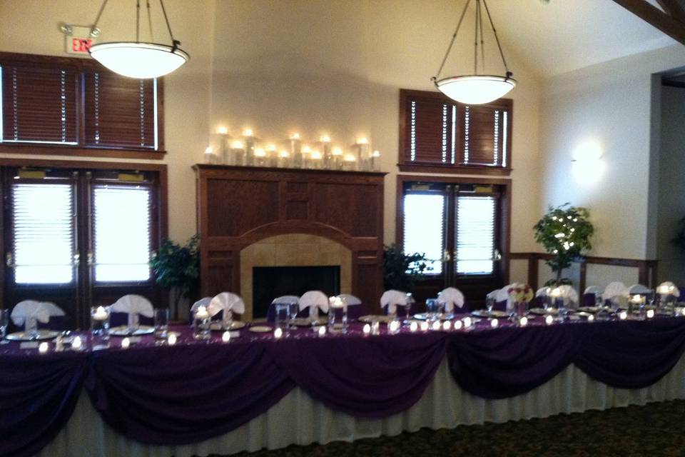 Reception setup